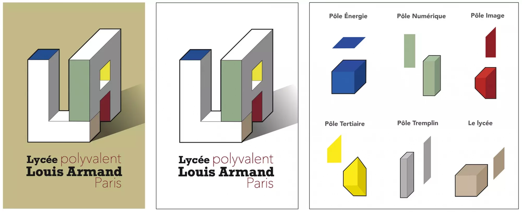 Conception_logo-LycéeLouisArmand_Paris