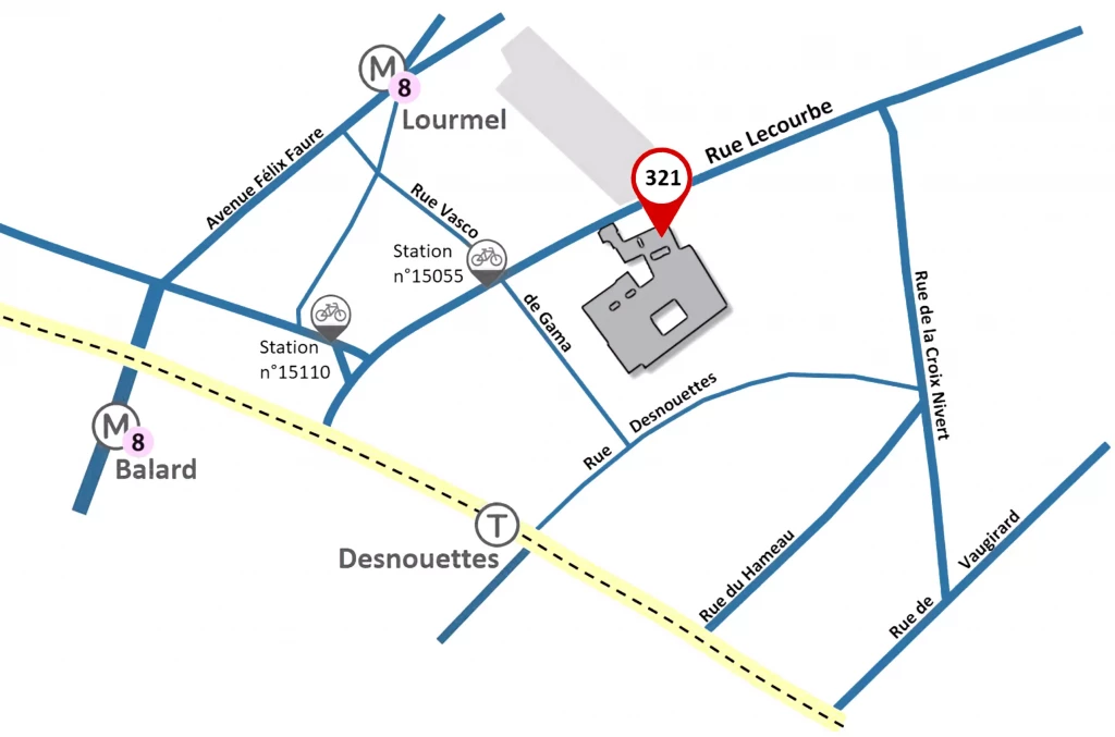 plan accès Louis Armand